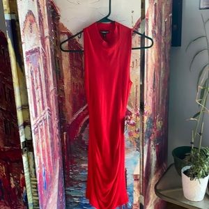 Red Express tight sweater dress. XS